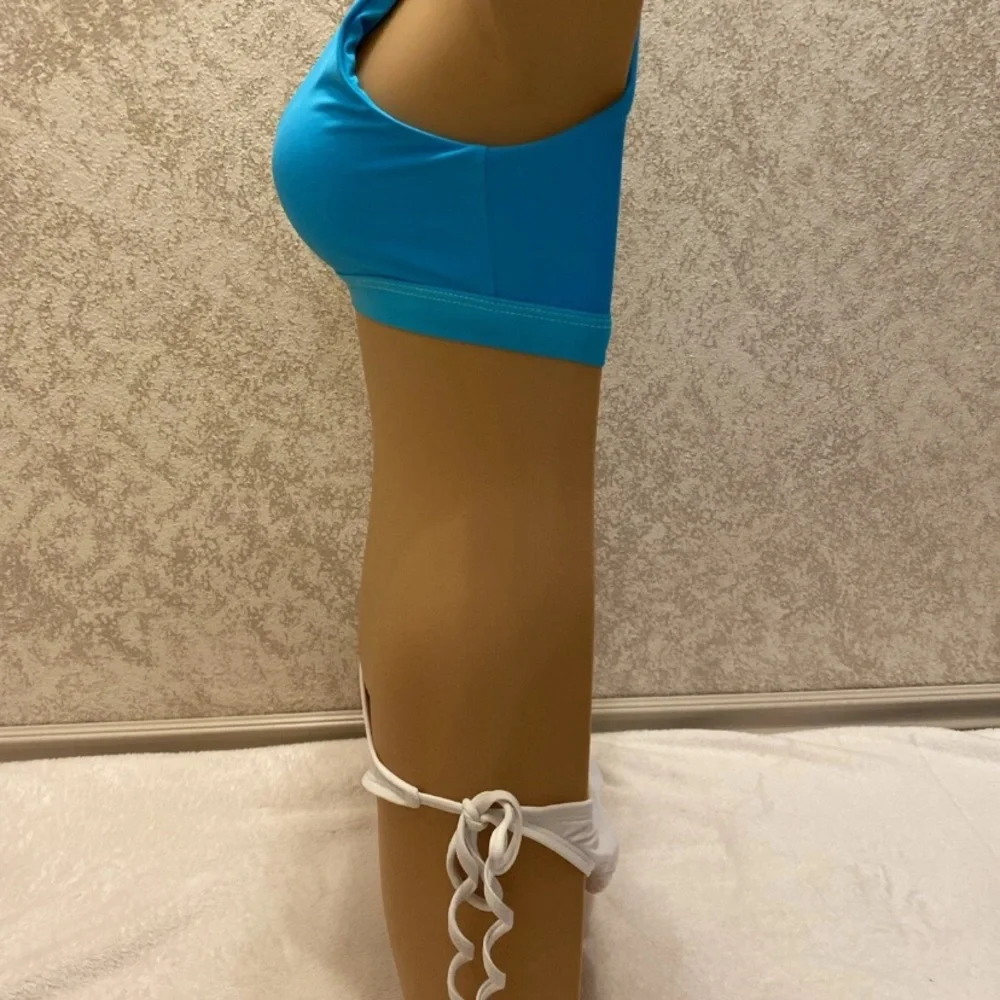 Dippin' Daisy's Crystal Blue and White Tie-Dye Bikini
